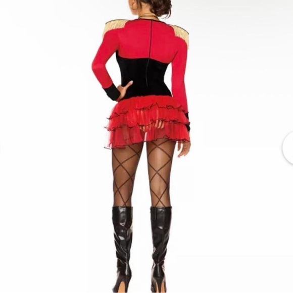 Ringmaster Kids Costume - Red and Black - Picture 3 of 4
